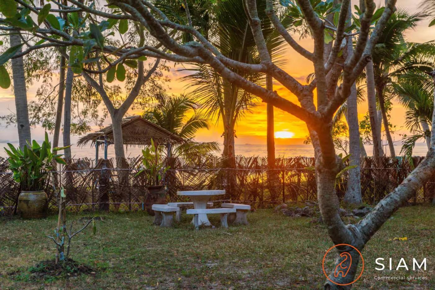 The Wooden Beach House 3Br - Sunset Beach Garden Taling Ngam Beach Extérieur photo