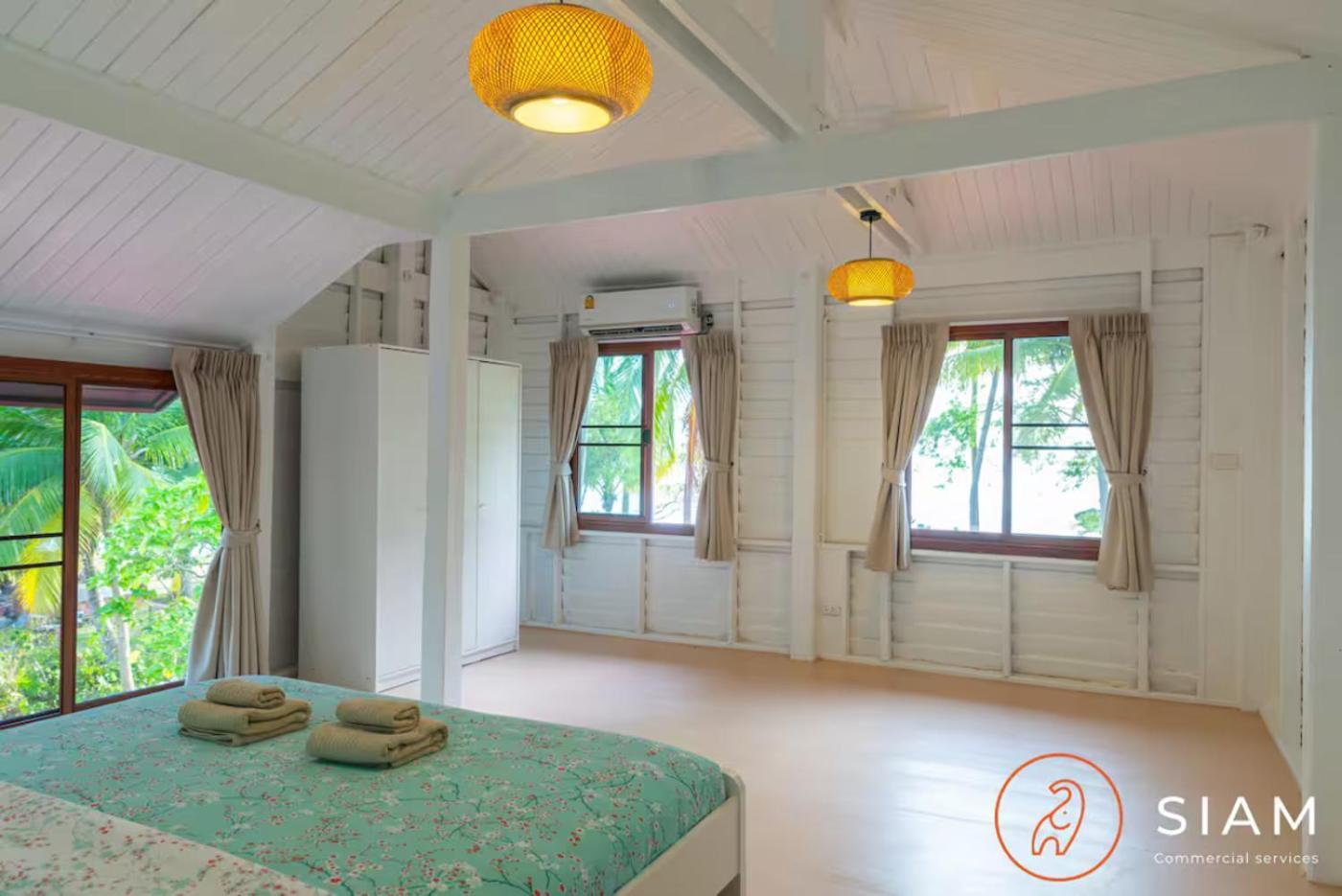 The Wooden Beach House 3Br - Sunset Beach Garden Taling Ngam Beach Extérieur photo