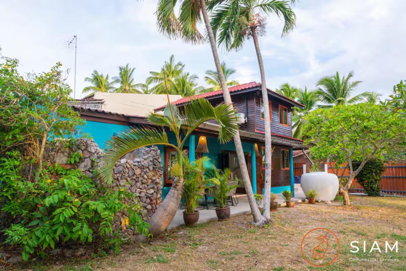 The Wooden Beach House 3Br - Sunset Beach Garden Taling Ngam Beach Extérieur photo