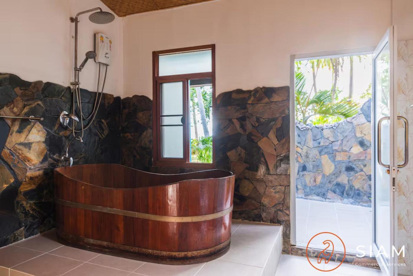 The Wooden Beach House 3Br - Sunset Beach Garden Taling Ngam Beach Extérieur photo