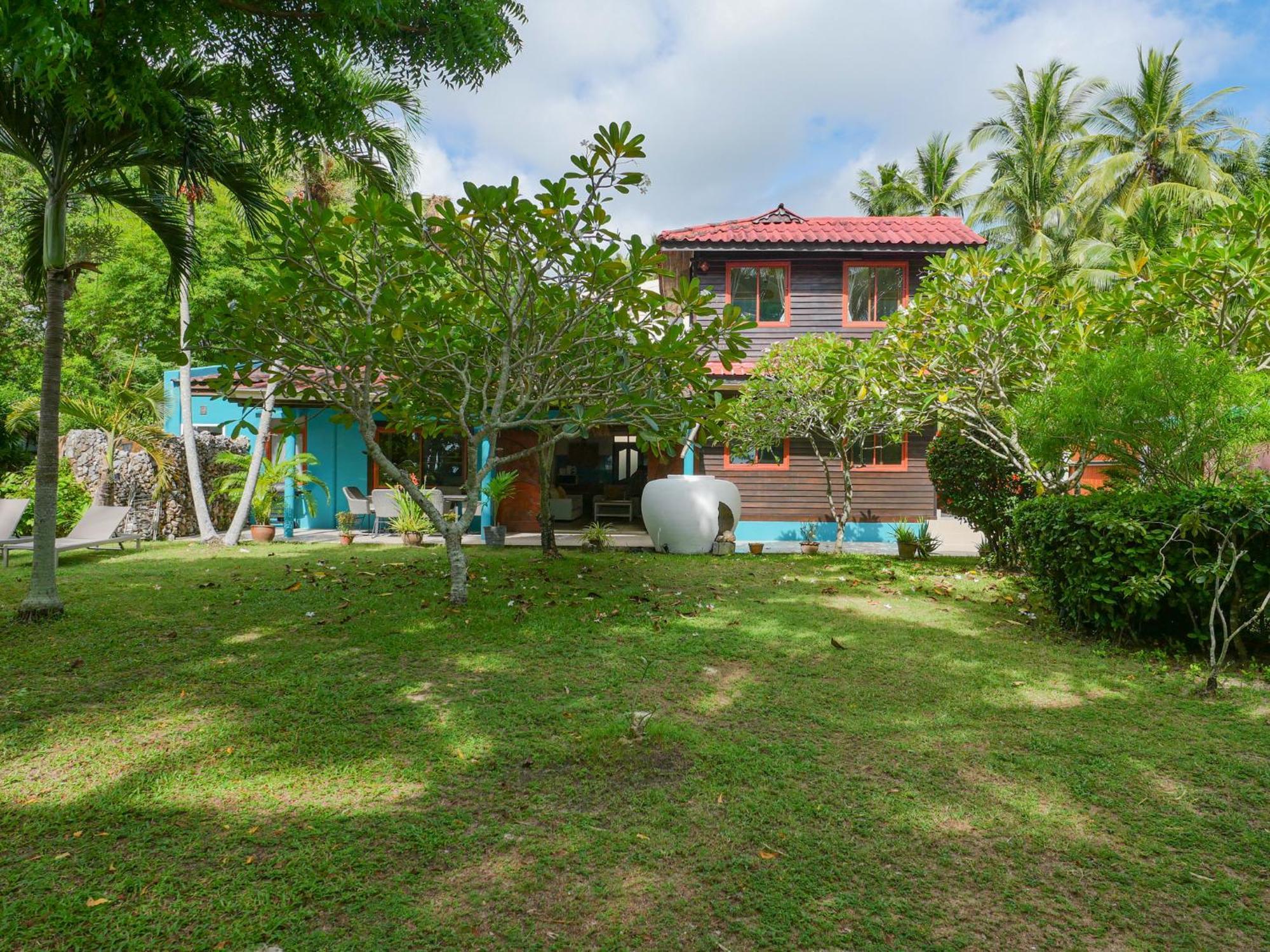 The Wooden Beach House 3Br - Sunset Beach Garden Taling Ngam Beach Extérieur photo