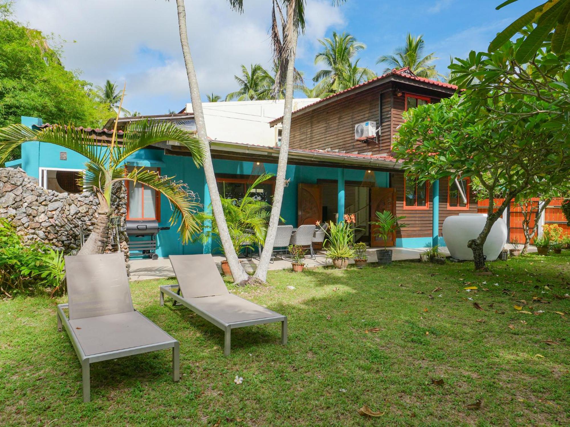 The Wooden Beach House 3Br - Sunset Beach Garden Taling Ngam Beach Extérieur photo